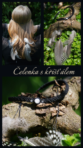 Čelenka s křišťálem